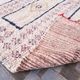 Vintage rug boucherouite 205/120 cm, hand woven Berber rug