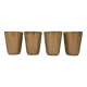 4 Mazagrans in stoneware made in France
