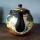 Large milk jug teapot in montoise bergen ceramic, belgium, art deco 1