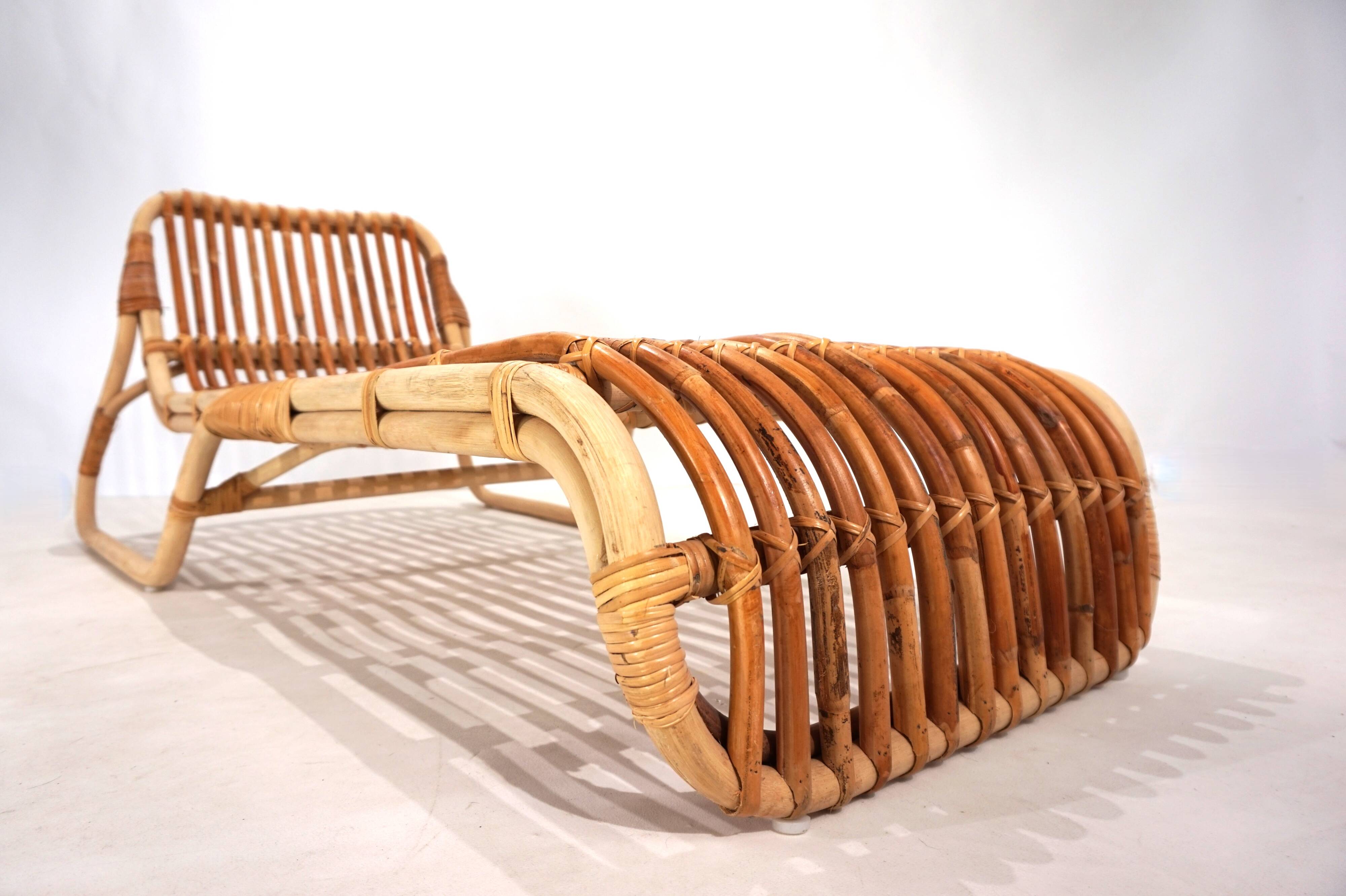 Lit de repos en bambou, 1970