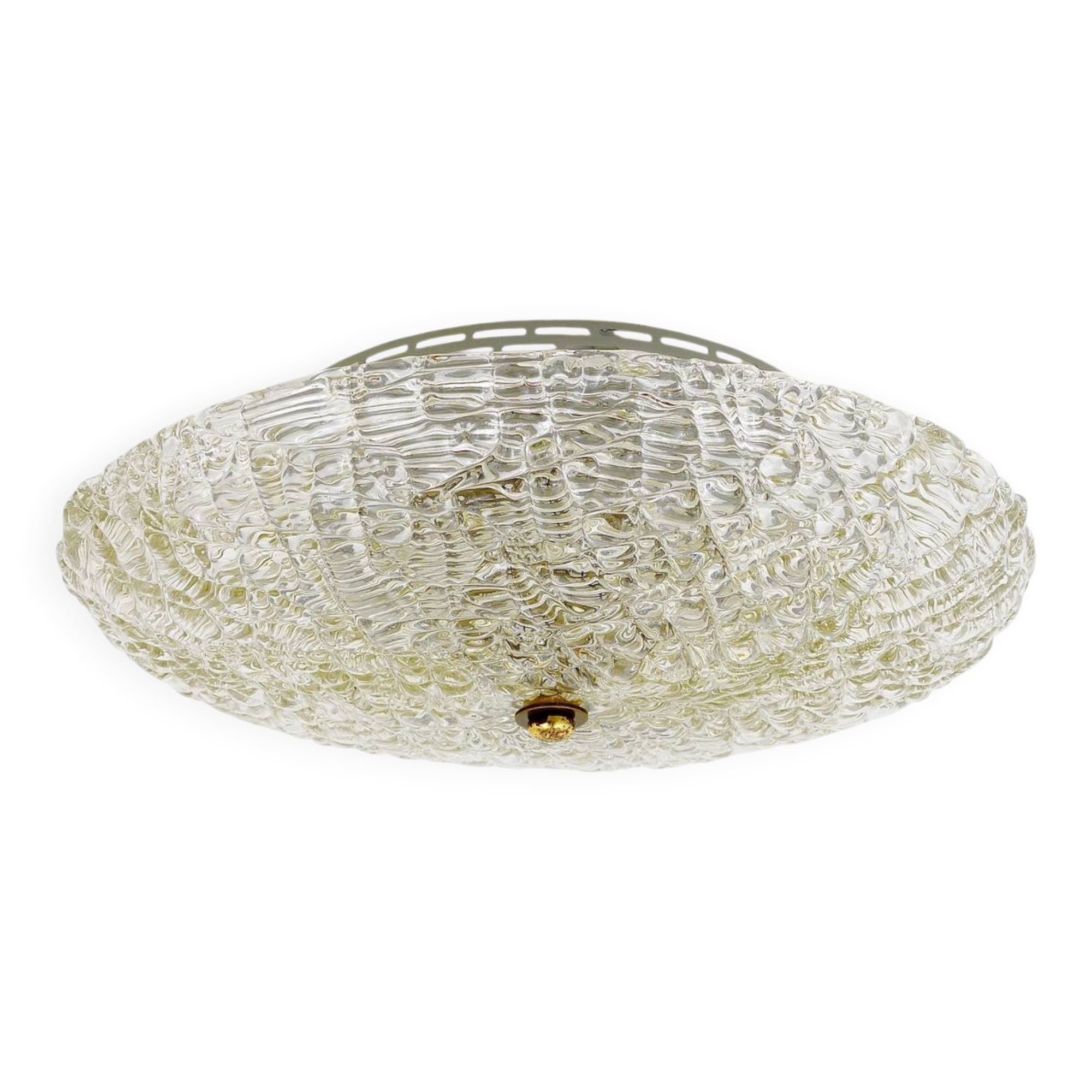 J.T. Kalmar Vienna Round Ceiling Light Mid-Century / Ceiling Light, Austria, 1960s