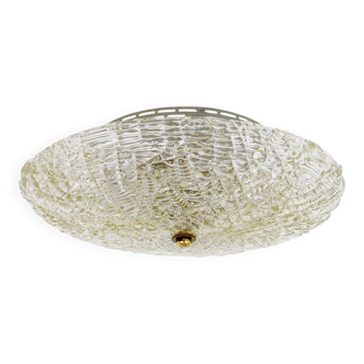 J.T. Kalmar Vienna Round Ceiling Light Mid-Century / Ceiling Light, Austria, 1960s