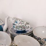 Japanese coffee set 10 cups, milk jar, sugar pot