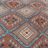 Handmade brown mergoum carpet - 170x122cm