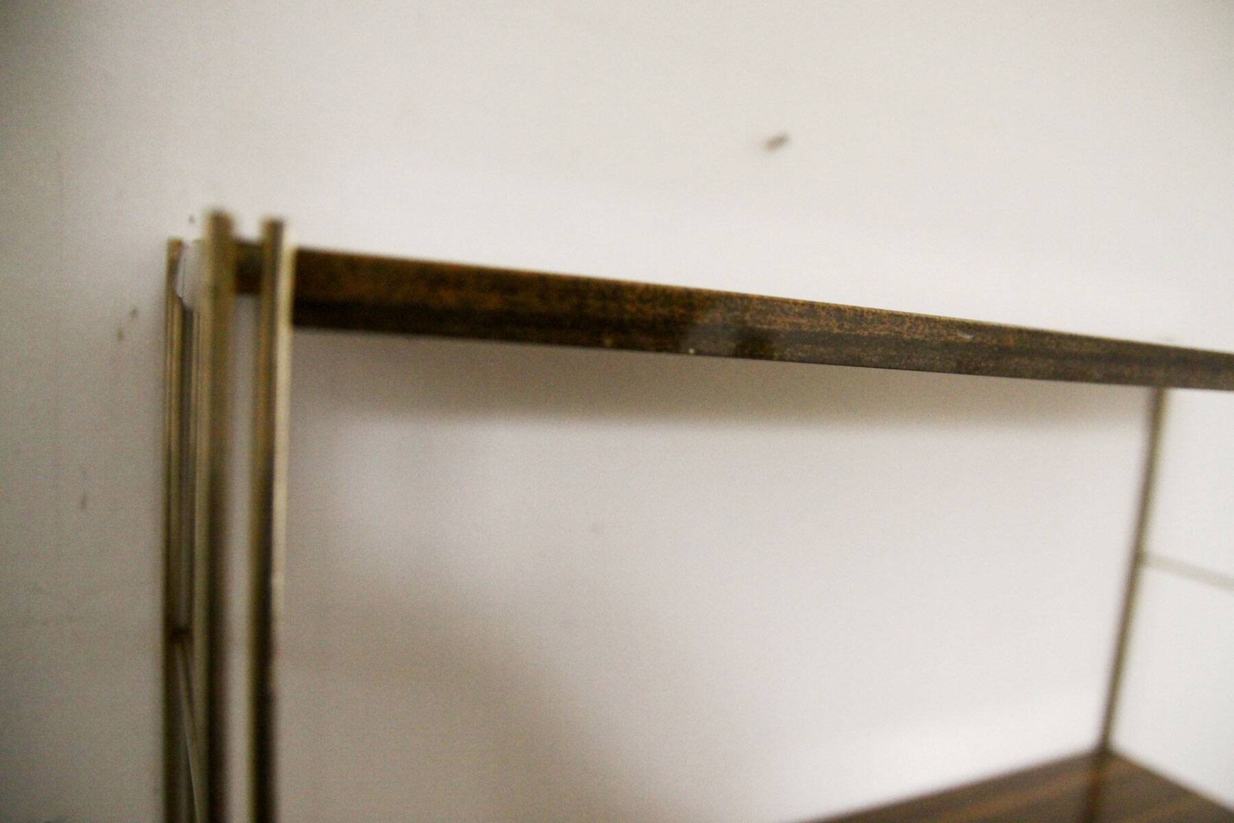 Vintage wall “string” shelf