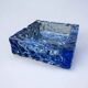 Ice cube ashtray by Antonio Imperatore, blue Murano glass, Italy, 1970s