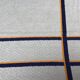 Basque fabric tablecloth with yellow and navy stripes