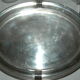 Platter appetizer art-deco Christofle Gallia silver metal