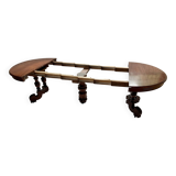 Table a pied central Napoléon III Acajou massif XIX siècle