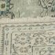 Vintage Turkish Rug Sage Green with Medallion 287 x 193 cm