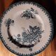 Lot 2 assiettes plates terre de fer