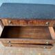 Mahogany commode, marble top - 19th century