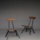 Chaises longues Pirkka par Ilmari Tapiovaara pour Laukaan Puu. Lot de 2