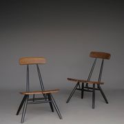 Chaises longues Pirkka par Ilmari Tapiovaara pour Laukaan Puu. Lot de 2