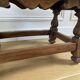 Vintage footrest - Vintage flower stand - Small low wooden stool