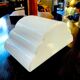 Leucos ceiling lamp "cloud" in opaline glass, ca 1980s