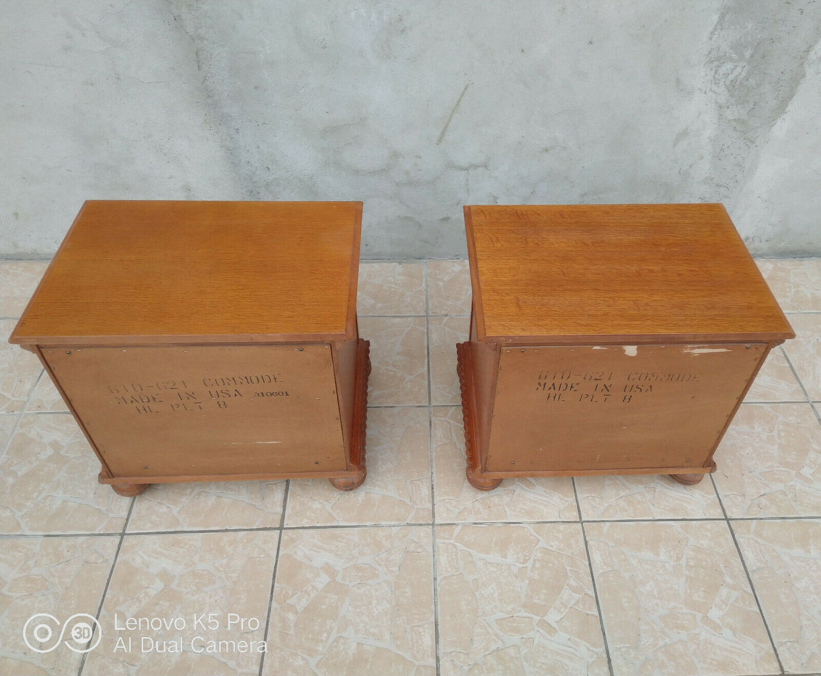 Pair of Victorian Lexington bedside tables