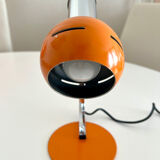Targetti lamp vintage 1960s space age orange chrome
