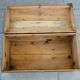 Old carved pine chest, Hautes Alpes folk art