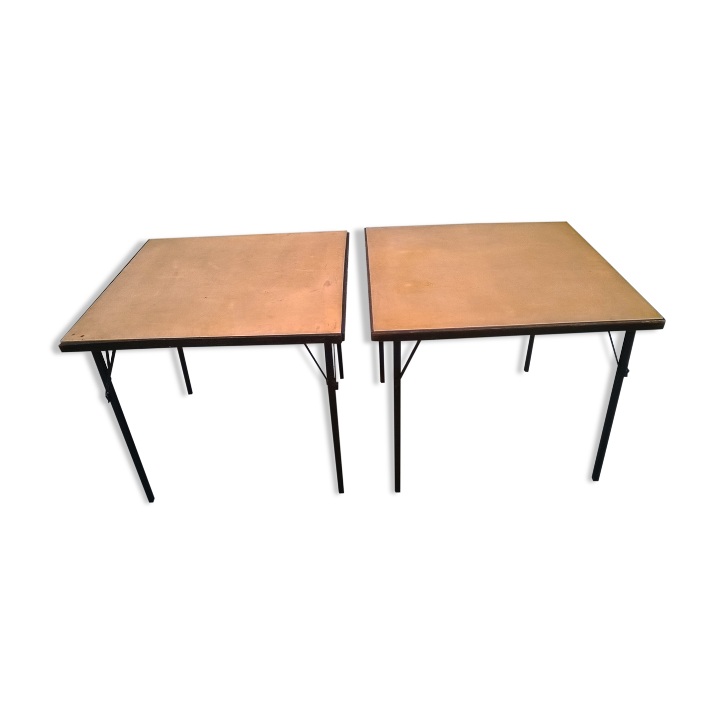 Table de jeux pliable ancienne