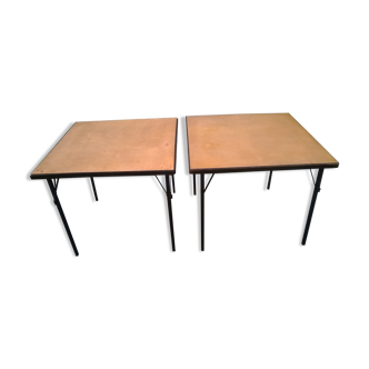 Table de jeux pliable ancienne