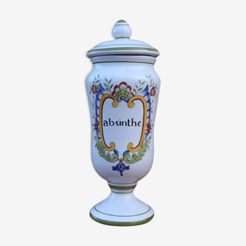 Pharmacy jar or porcelain apothecary bottle