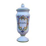 Pharmacy jar or porcelain apothecary bottle