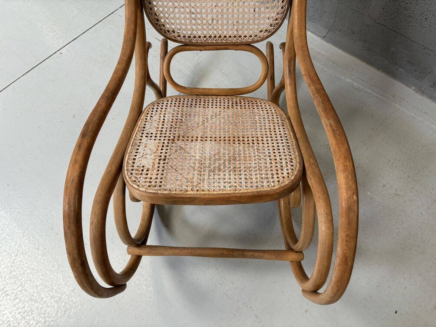 Thonet style rocking chair