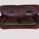 Vintage brown nubuck leather 2-seater sofa "Charisma" – 1980s