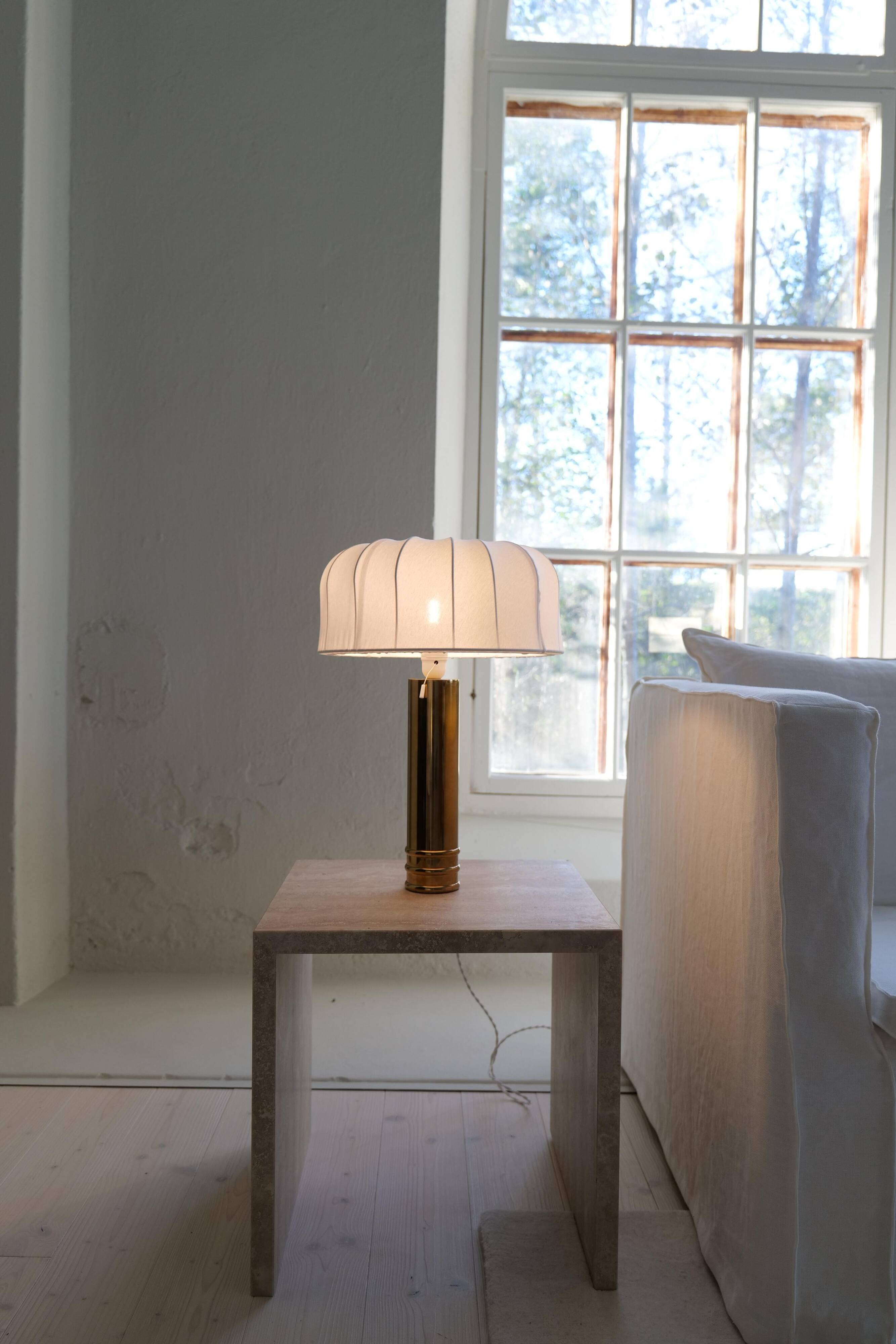 Midcentury Brass Table Lamp Bergboms B-09, 1960s, Sweden