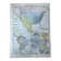 Map 1908 America and Africa 37.5x27.5cm