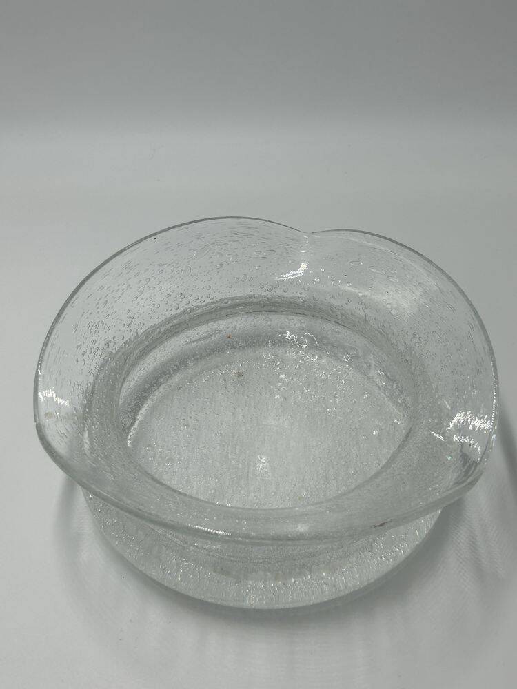 Biot glass empty pocket, vintage