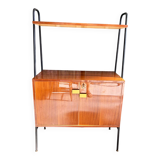 High modernist buffet in mahogany and metal