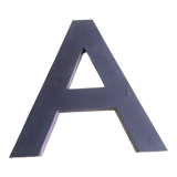 Industrial letter in zinc