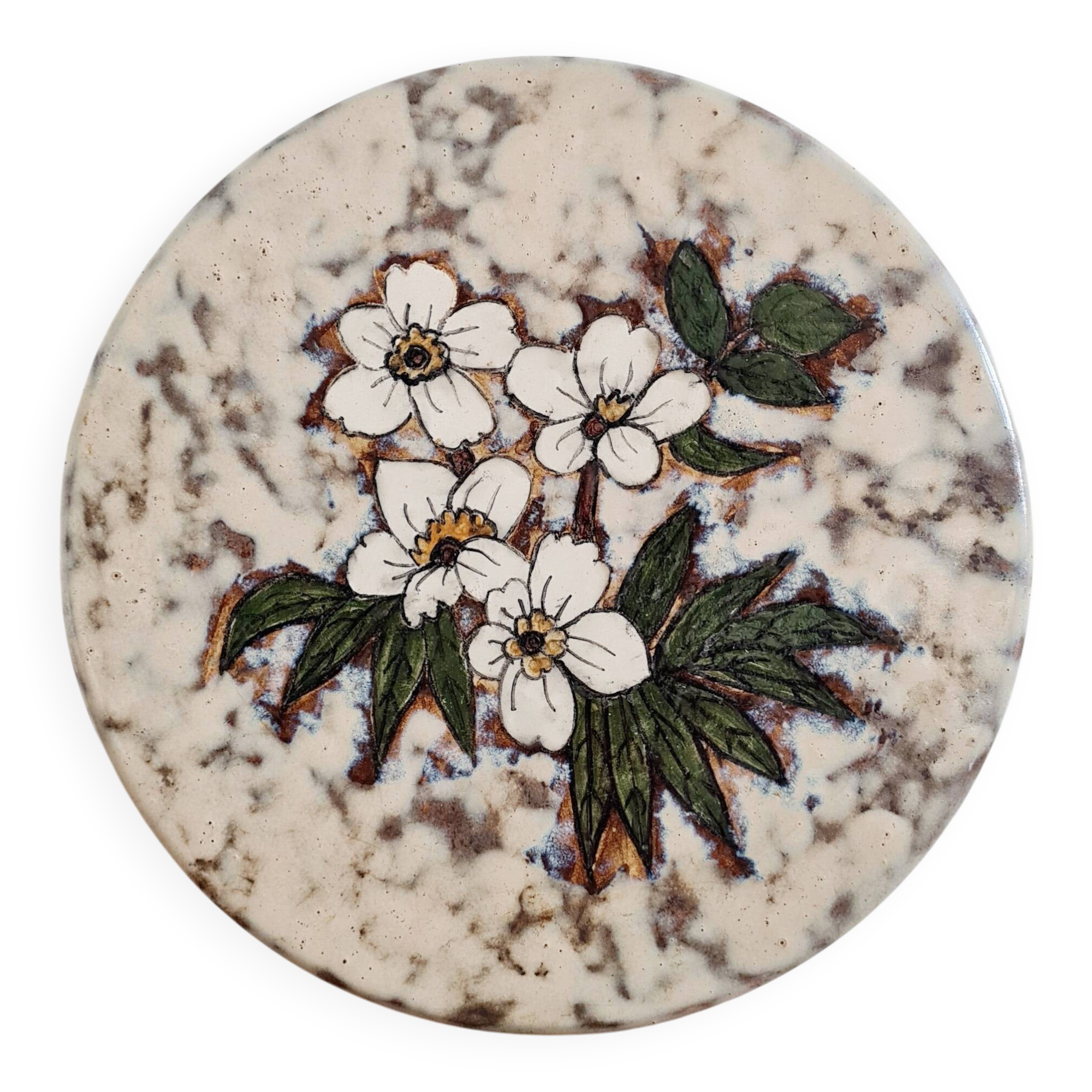 Vallauris ceramic trivet
