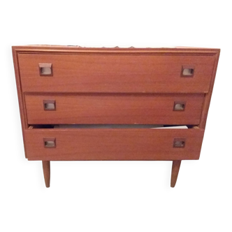 Commode teck style scandinave