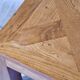 solid oak coffee table Aremberg parquet pattern from the 19th century