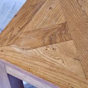 table basse chêne massif Motif Parquet Aremberg du 19e