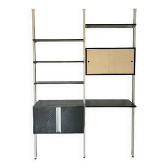 Vintage hanging bookcase design Michel Ducaroy Roche Bobois 1970