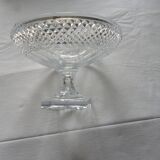 Coupe sur pied en cristal taillé