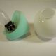 Pair of spherical wall lights - 1970s design
