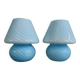 Pair of MURANO vintage mushroom bedside lamps from the 70s