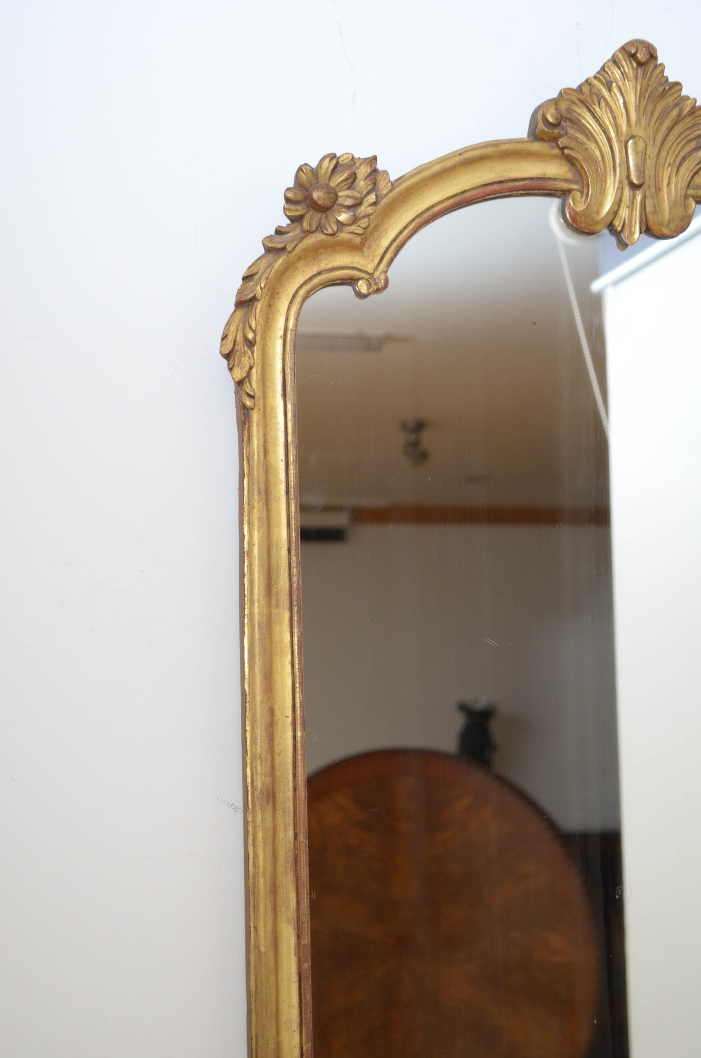Giltwood wall mirror