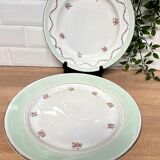 Set of 2 mismatched serving dishes