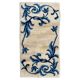 Cogolin carpet hand-knotted vintage France 128x70 cm