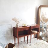 Pair of bedside tables circa 1960