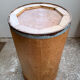 Old industrial transport barrel