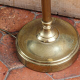 Articulated brass floor lamp