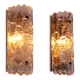 Wall lamps by Carl Fagerlund, Orrefors glass by Lyfa Denmark model Gefion