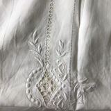 Antique embroidered sheet